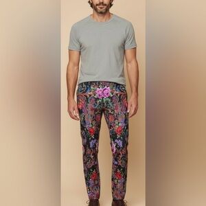 NWT BARABAS Floral Multicolor Men’s Pants size 36
